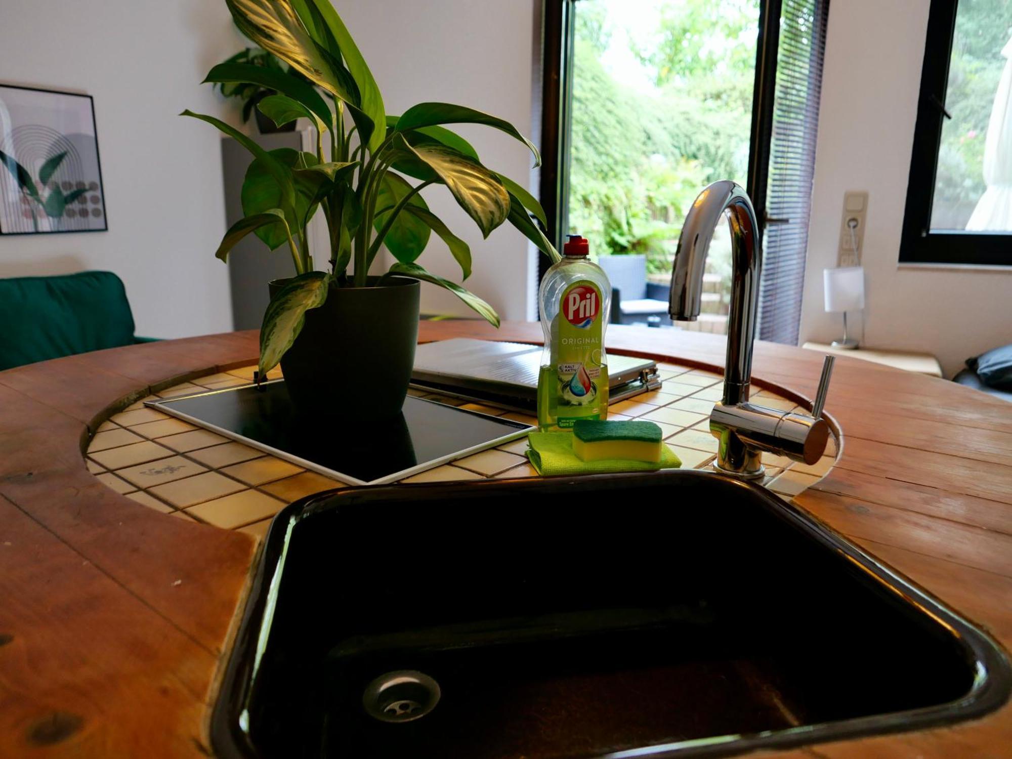 Schoenes Apartment Mit Terrasse Im Steingarten Bad Vilbel Extérieur photo